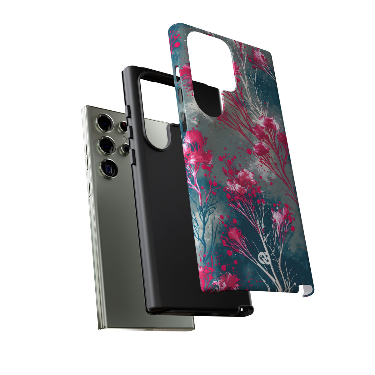 Cyber Blossom · Tough Phone Case for Samsung · Teal