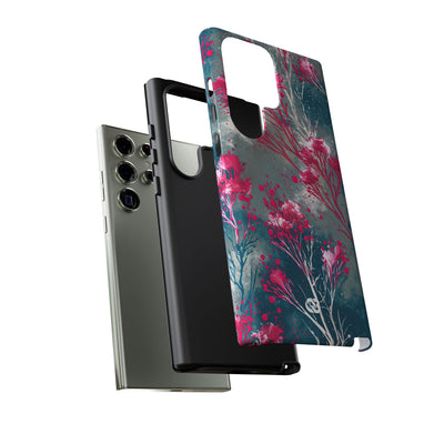 Cyber Blossom · Tough Phone Case for Samsung · Teal