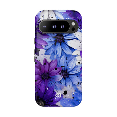 Ink Splatter Blooms · Tough Phone Case for Google Pixel