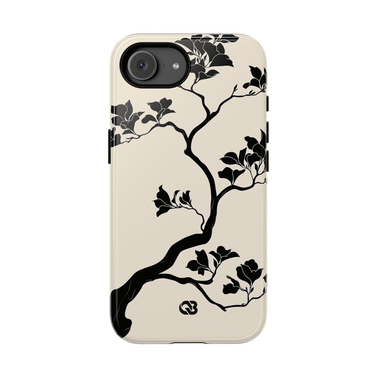 Ebony Magnolia · Tough Phone Case for iPhone · Beige