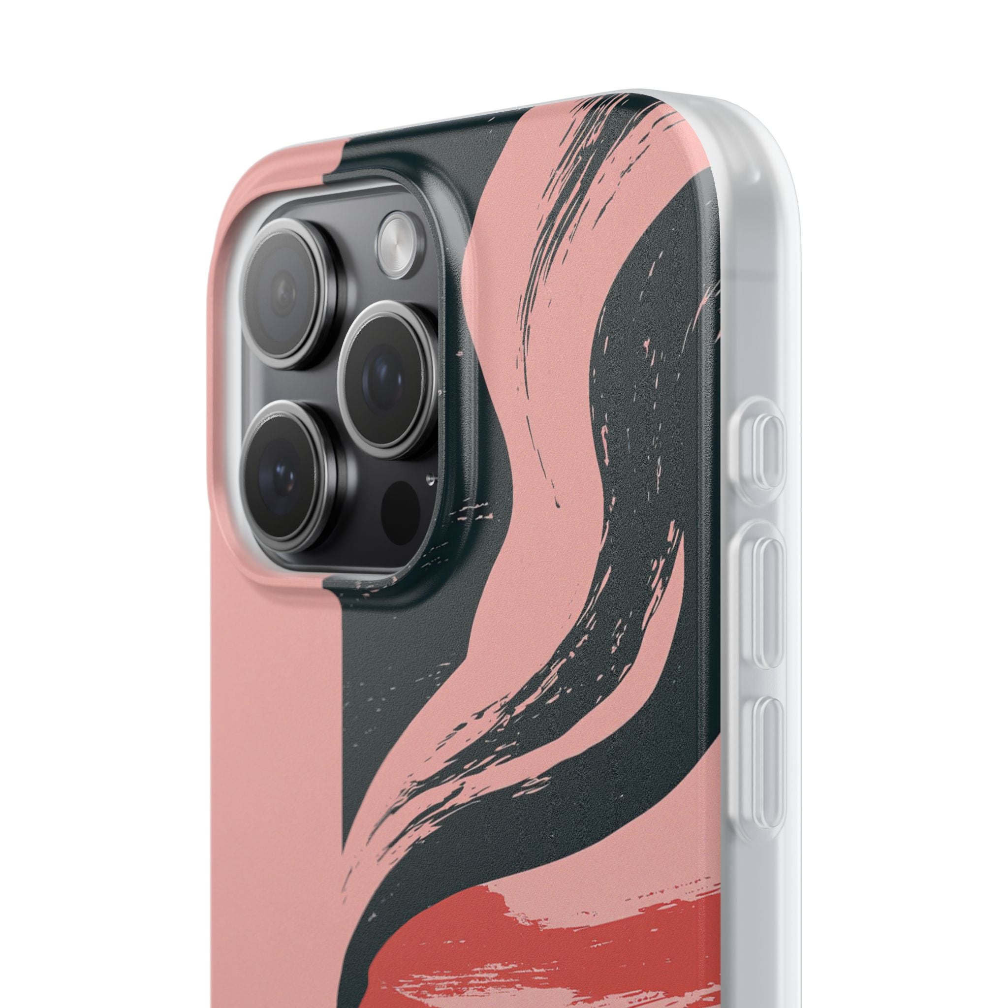 Pink Lite Phone Case for iPhone - Cinder Rose Plume