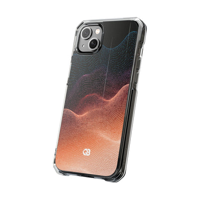 Spectral Elevation · Clear Impact Magnetic Phone Case for iPhone · Orange