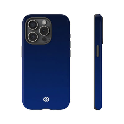 Blue Tough Phone Case for iPhone - Midnight Cobalt Fade