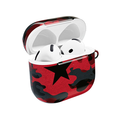 Crimson Skull Camo · Hard Case for AirPods & AirPods Pro · Red