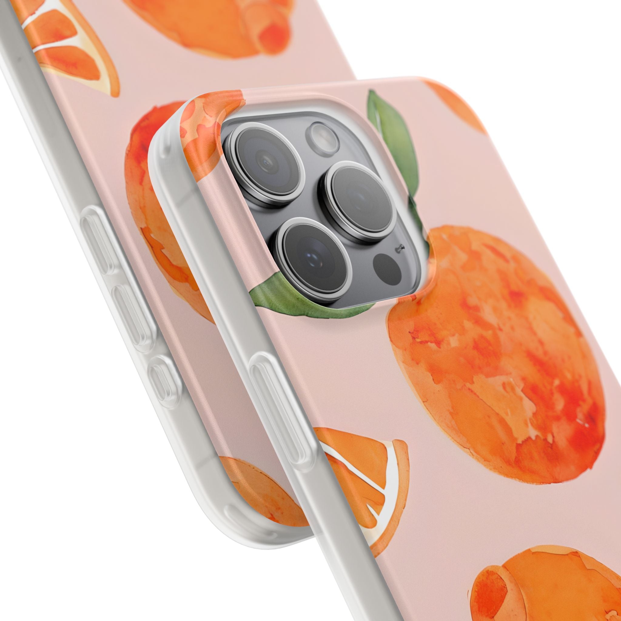 Sunkissed Orange Harvest · Soft Case na telefon dla iPhone