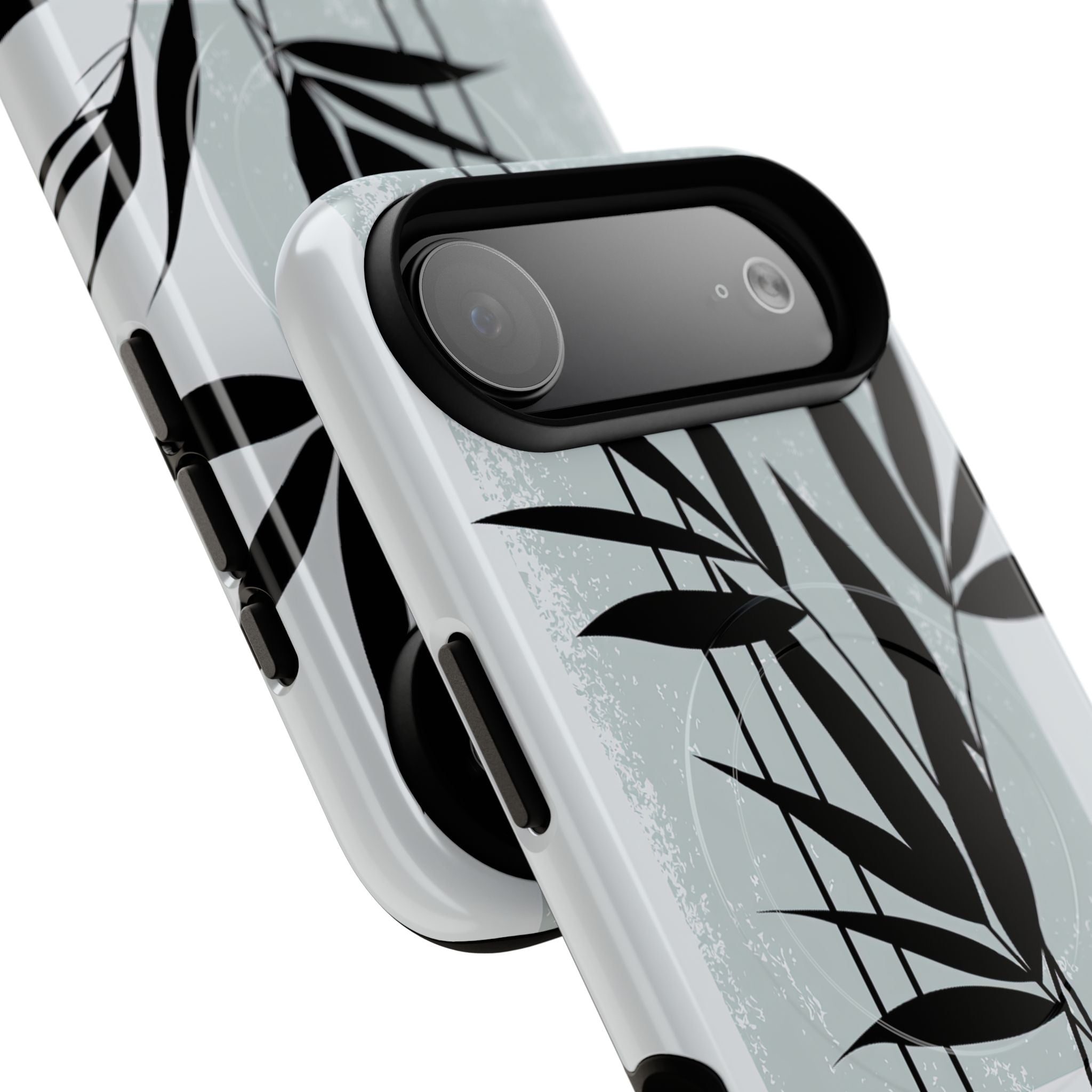 Grey Tough 2.0 Magsafe Phone Case for iPhone - Sage Bamboo Noir