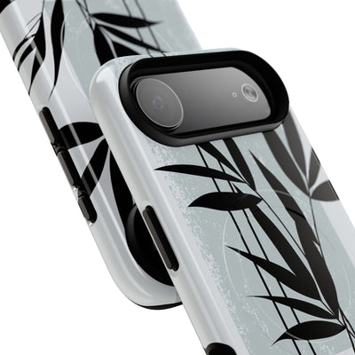 Grey Tough 2.0 Magsafe Phone Case for iPhone - Sage Bamboo Noir