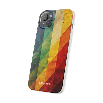 Diagonal Spectrum iPhone 15 Plus Cover - Blød