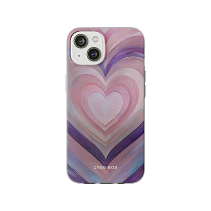 Radiant Heartbrush iPhone 14 Case - Soft
