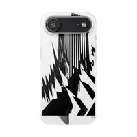 White Lite Phone Case for iPhone - Shattered Vector Spire
