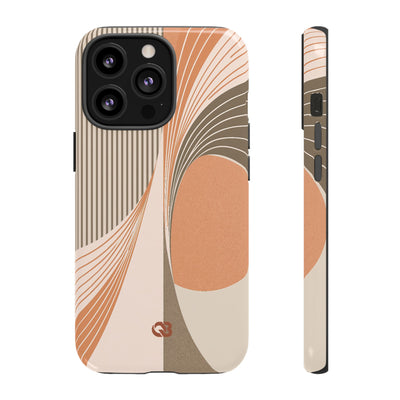 Terracotta Meridian · Tough Phone Case for iPhone · Orange