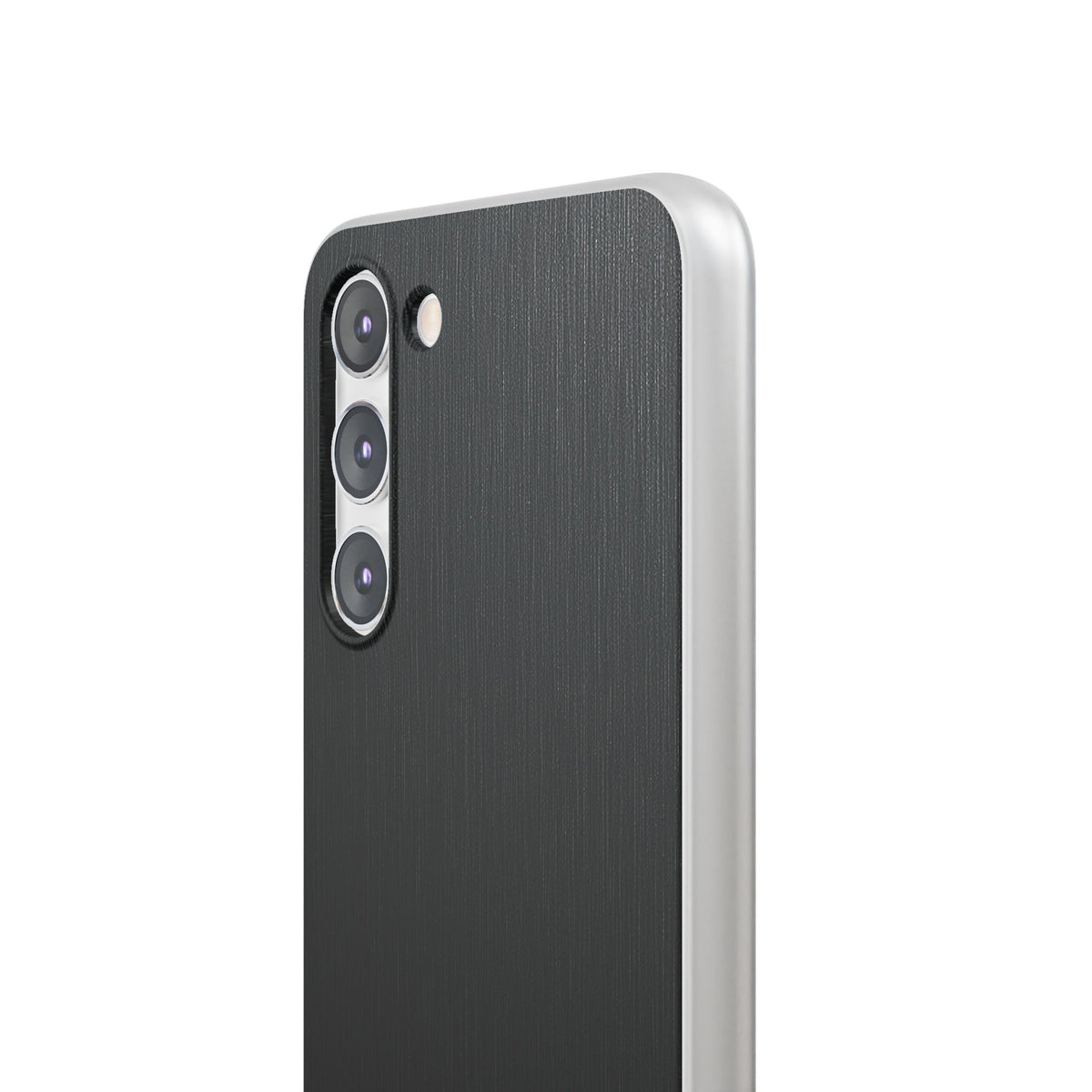 Obsidian Brushed Steel · Lite Phone Case for Samsung · Black