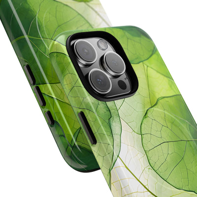 Emerald Leaf Veins · Tough+ Magsafe