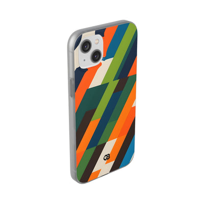 Angled Retro Mosaic · Soft Handyhülle für iPhone