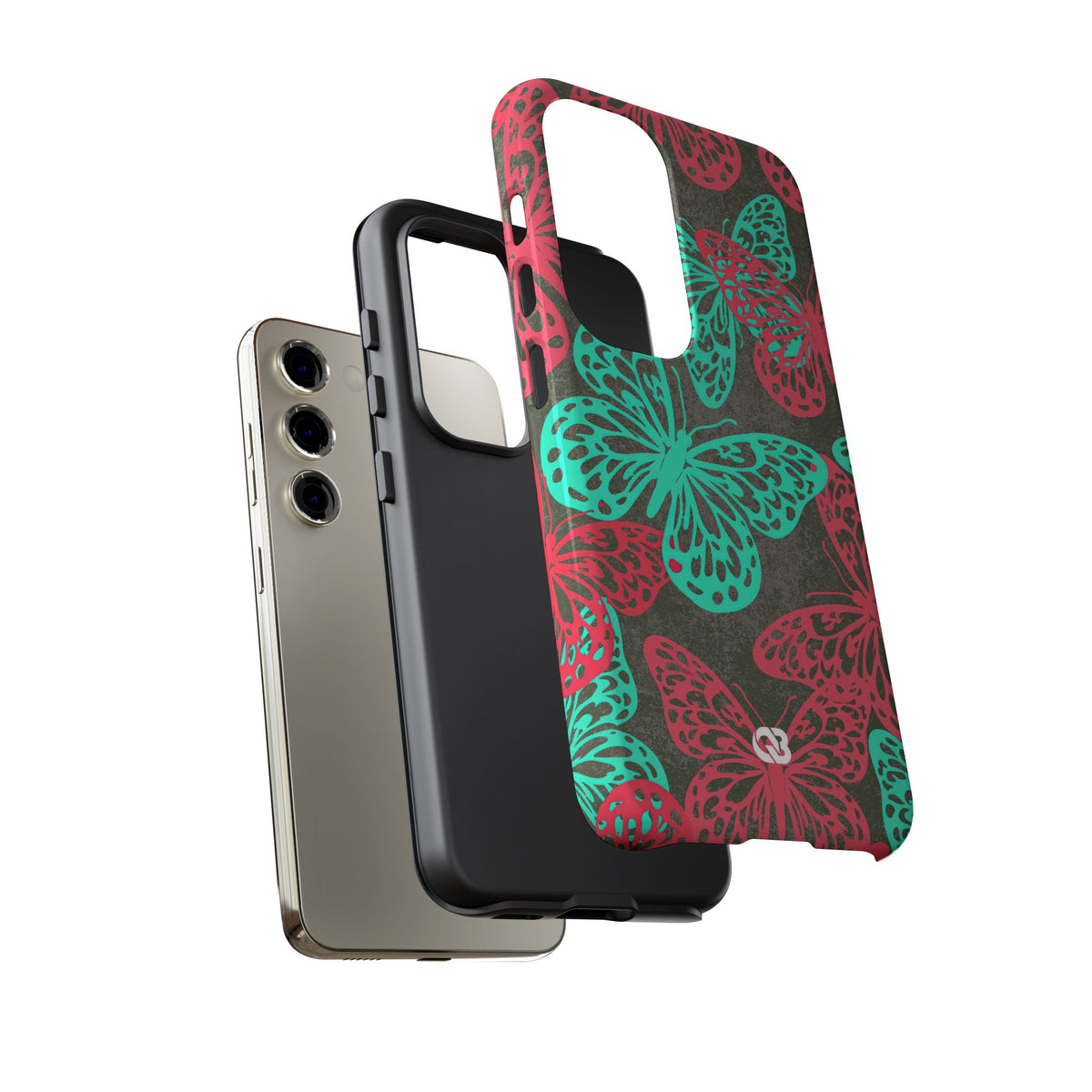 Electric Papillon · Tough Phone Case for Samsung · Pink
