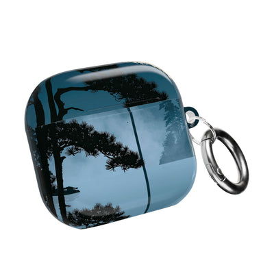 Misty Pine Horizon · Hard Case for AirPods & AirPods Pro · Teal