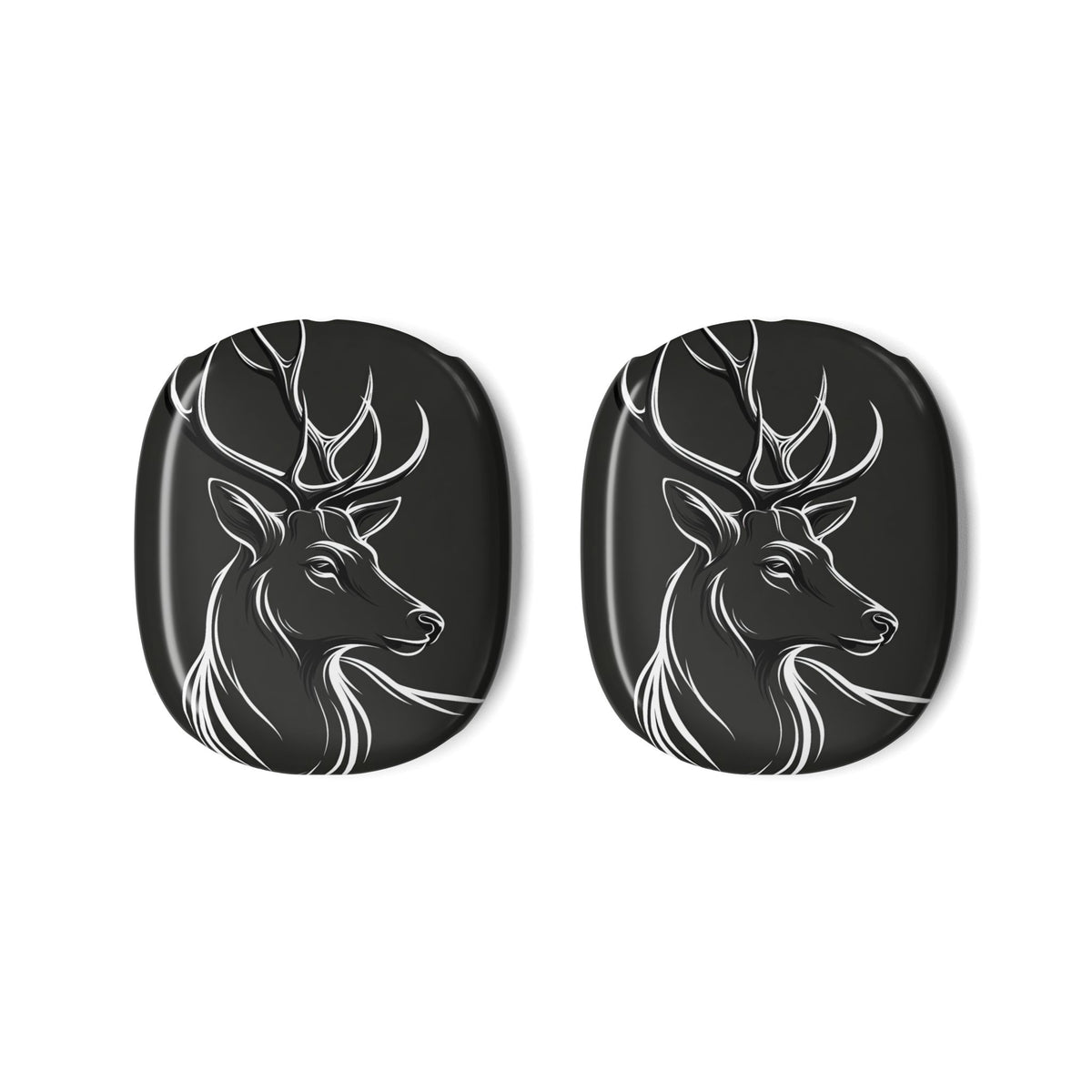 Nordic Stag Contour · Hard Case for AirPods Max · Grey