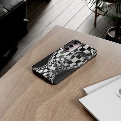 Checkered Face Samsung S23 Plus Case - Tough