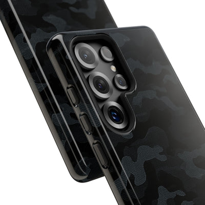 Blackout Urban Camo · Tough Phone Case for Samsung · Black