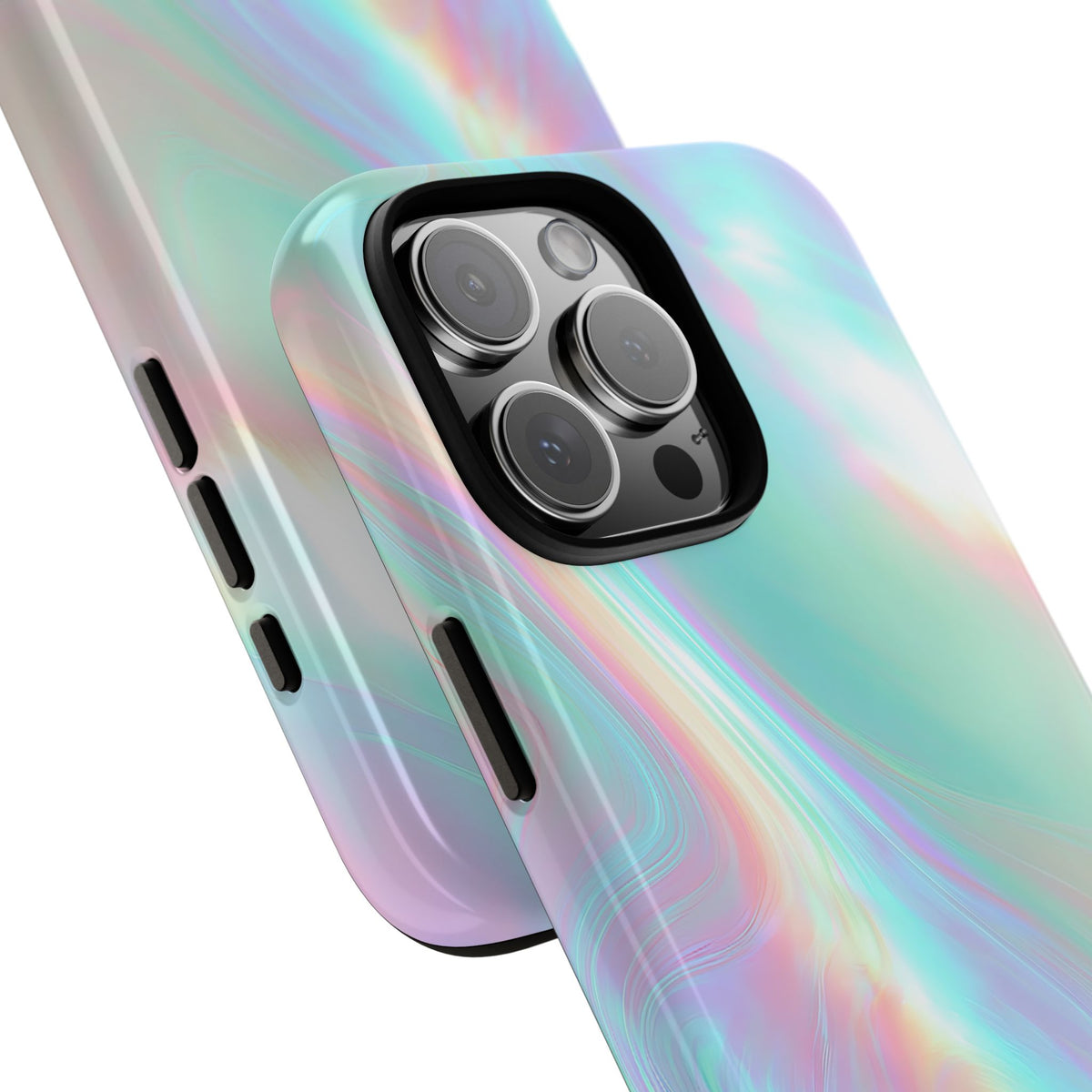 Prismatic Liquid Light · Tough Phone Case for iPhone · Teal