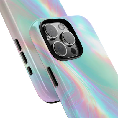 Prismatic Liquid Light · Tough Phone Case for iPhone · Teal