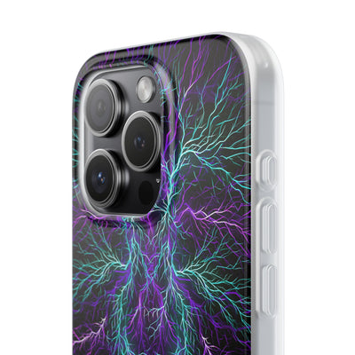 Electric Plasma Arbor · Lite Phone Case for iPhone ·  Purple