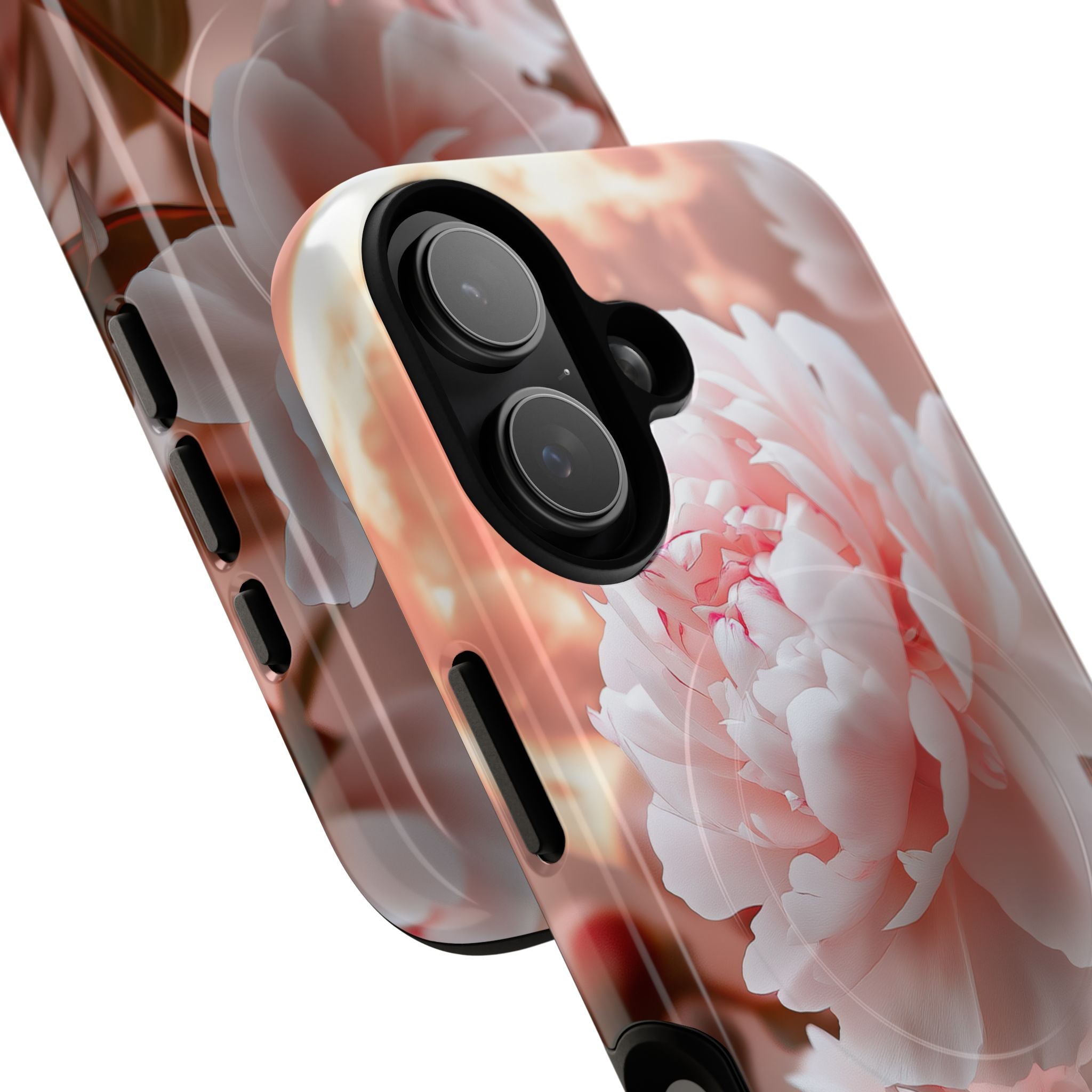 Peony Moonlight iPhone 17 Case - Tough+ - CASE•BOB