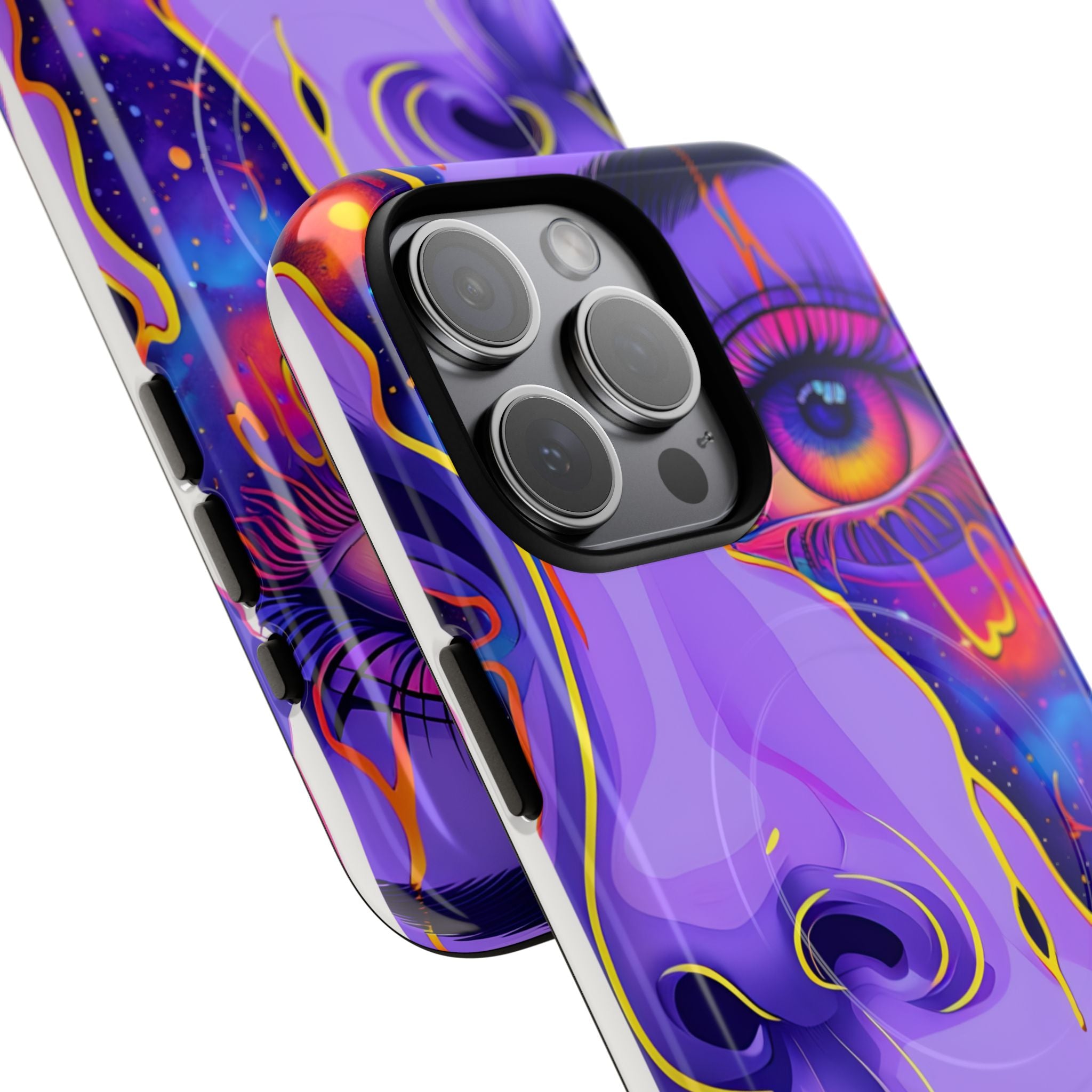 Violet Cosmic Gaze · Tough+ Custodia per iPhone · Magsafe
