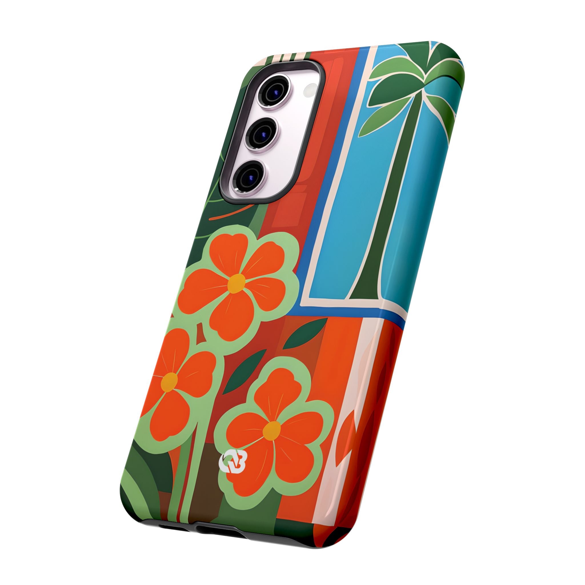 Vivid Jungle Collage · Tough Coque de téléphone pour Samsung
