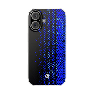 Cobalt Hex Dispersion · Lite Phone Case for iPhone ·  Blue
