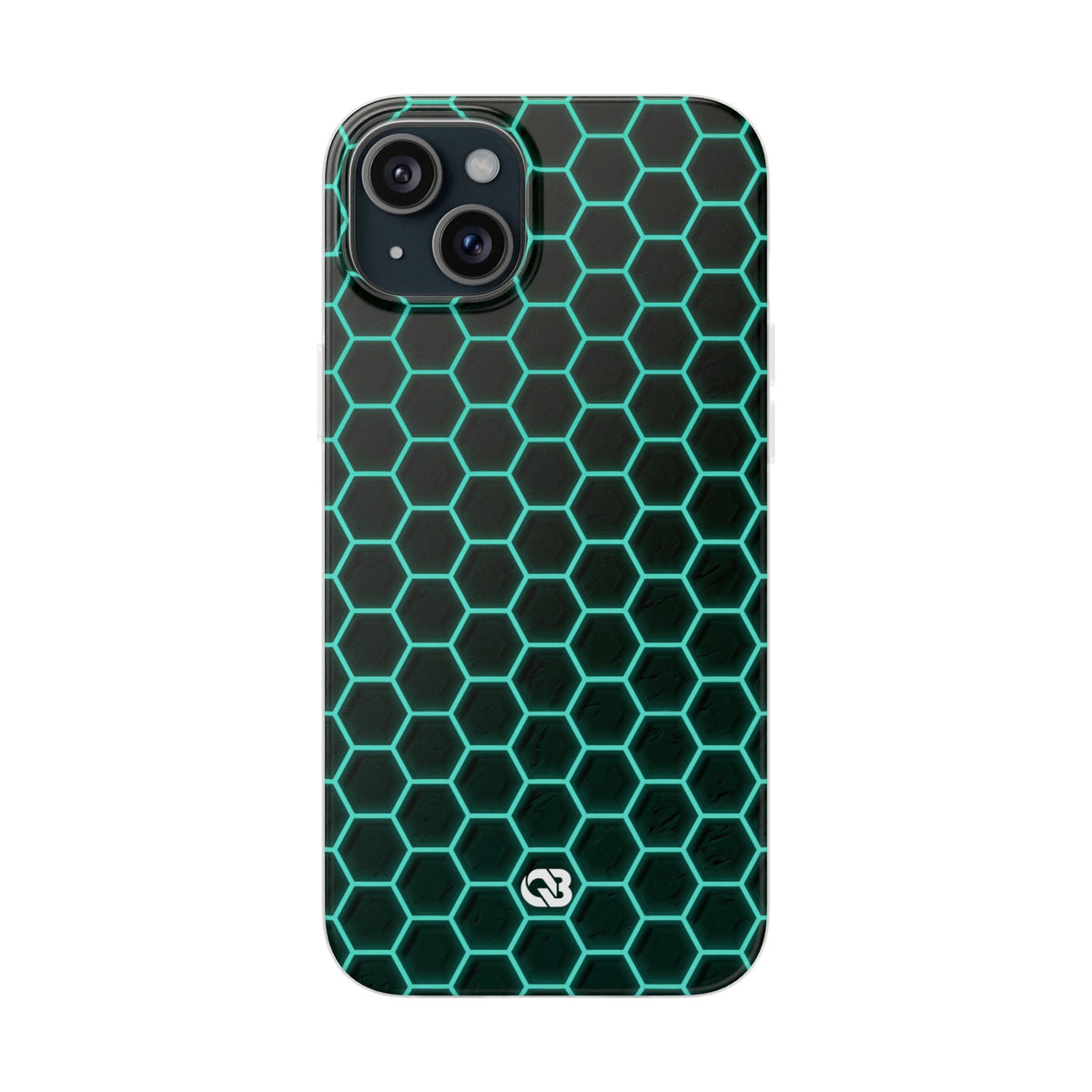 Neon Hex Spectrum · Lite Phone Case for iPhone ·  Teal