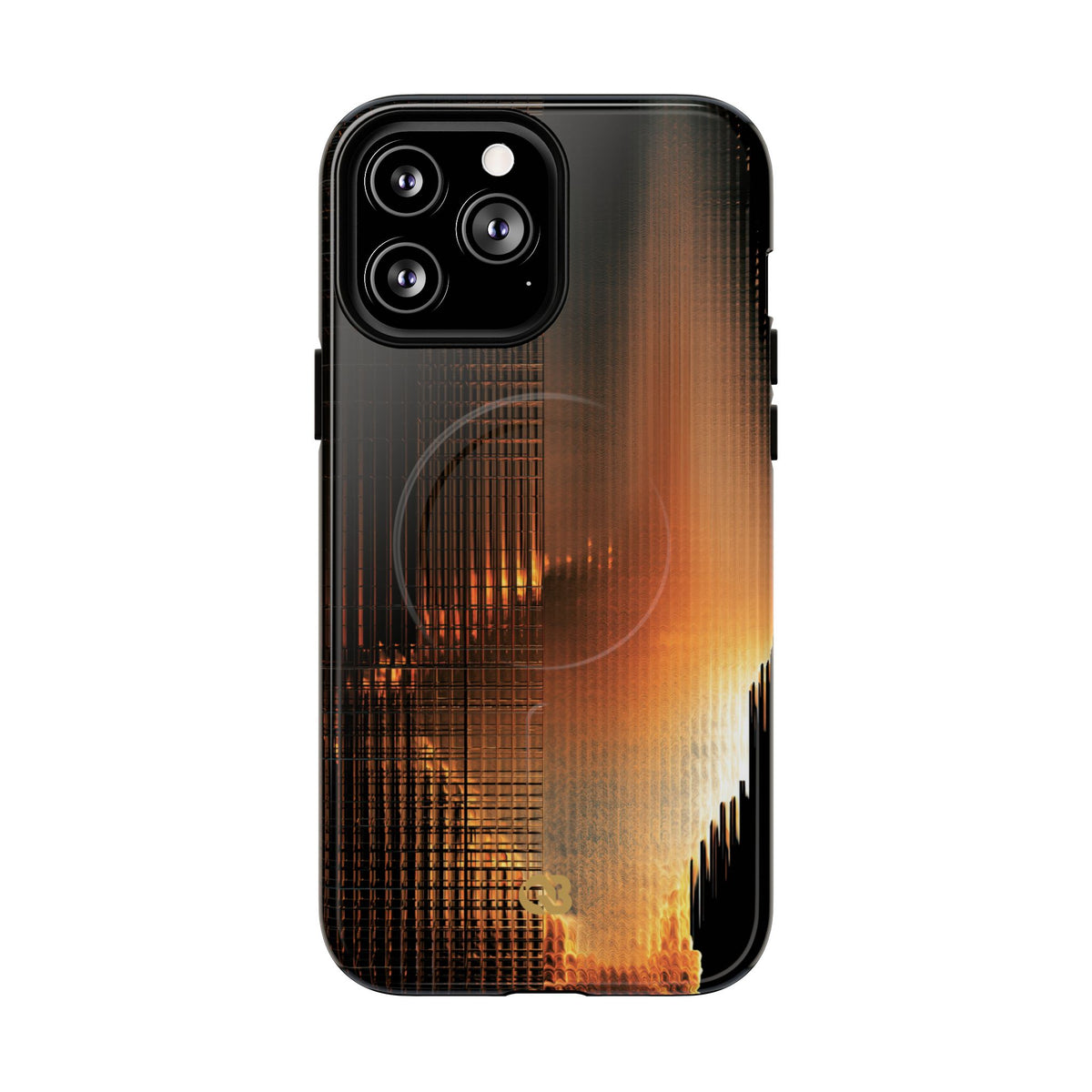 Luminous Grid · Tough 2.0 Magnetic Phone Case for iPhone · Black