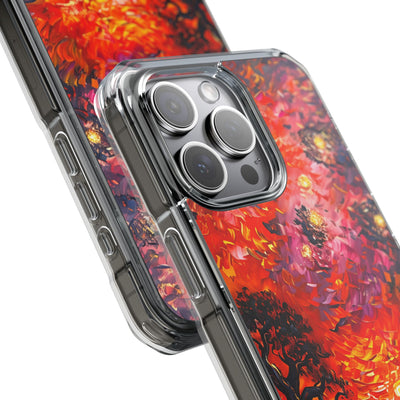 Molten Sky Tree · Impact Phone Case for iPhone · Magsafe