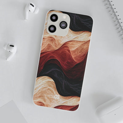 Ember Wave Dispersion · Lite Phone Case for iPhone ·  Red
