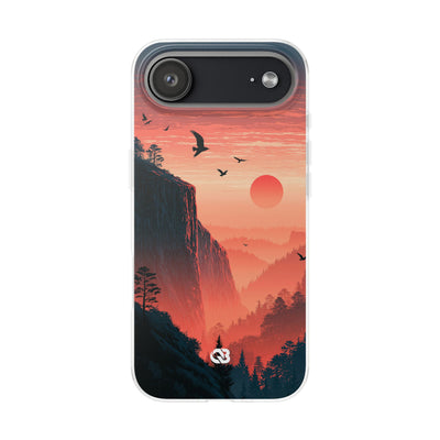 Orange Lite Phone Case for iPhone - Crimson Ridge Flight