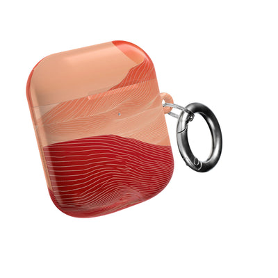Crimson Horizon · Hard Case for AirPods & AirPods Pro · Red