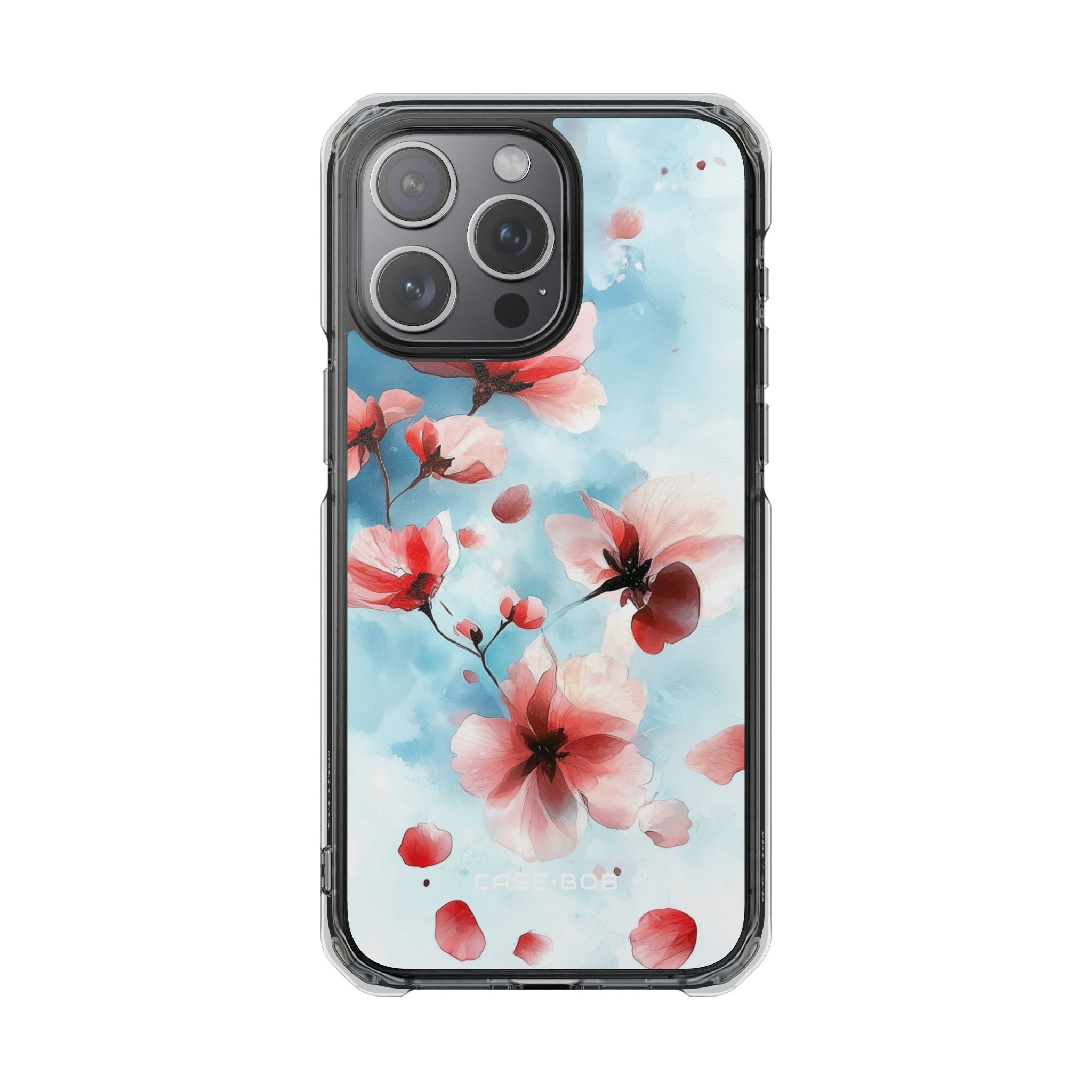 Pink Blossom Drift iPhone 15 Pro Max Case - Impact