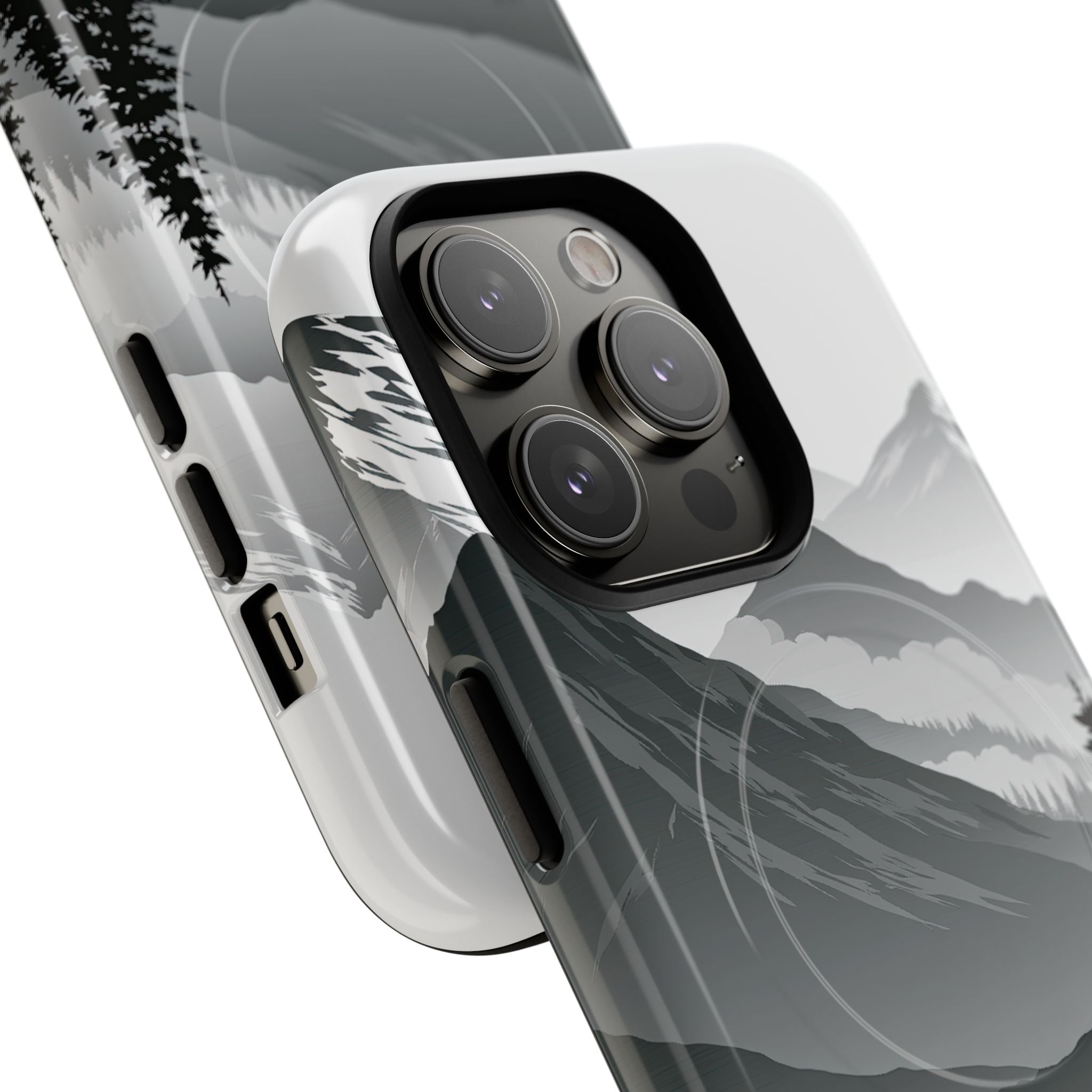 Grey Tough 2.0 Magsafe Phone Case for iPhone - Granite Ridge Mist