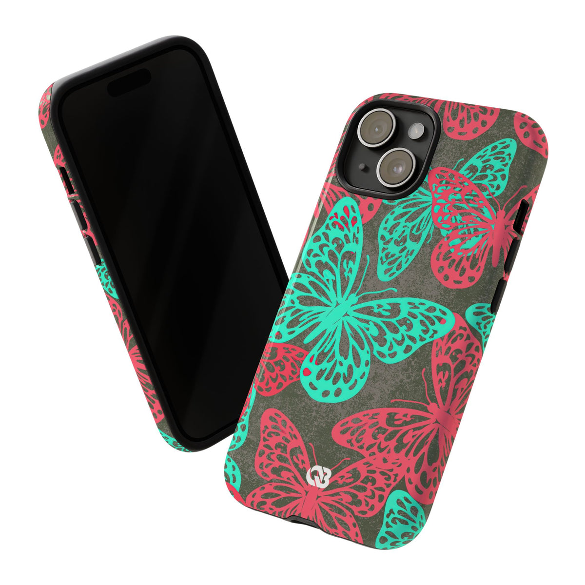 Electric Papillon · Tough Phone Case for iPhone · Pink