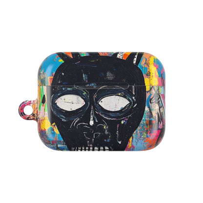 Neon Skull Burst - AirPods Cover