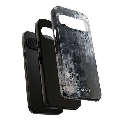 Textured Blackscape Google Pixel 9 Case - Tough
