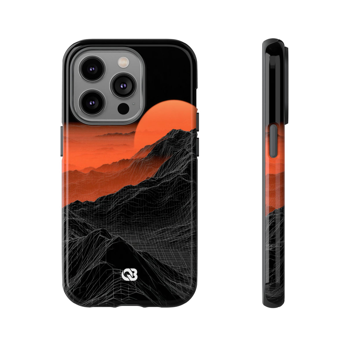 Solar Ridge Mesh · Tough Phone Case for iPhone · Black