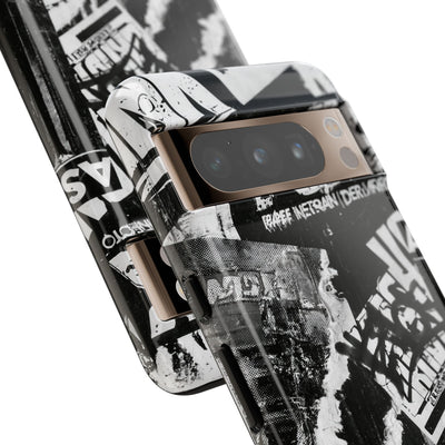 Underground Punk Collage · Tough Phone Case for Pixel ·  Black