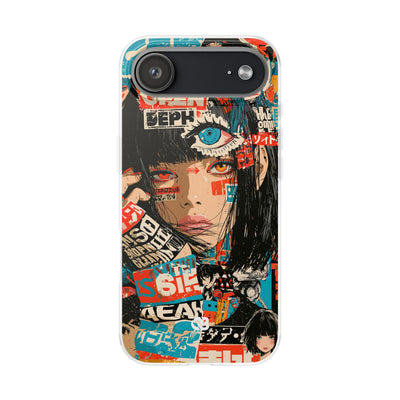 Shibuya Street Collage · Lite Phone Case for iPhone ·  Red