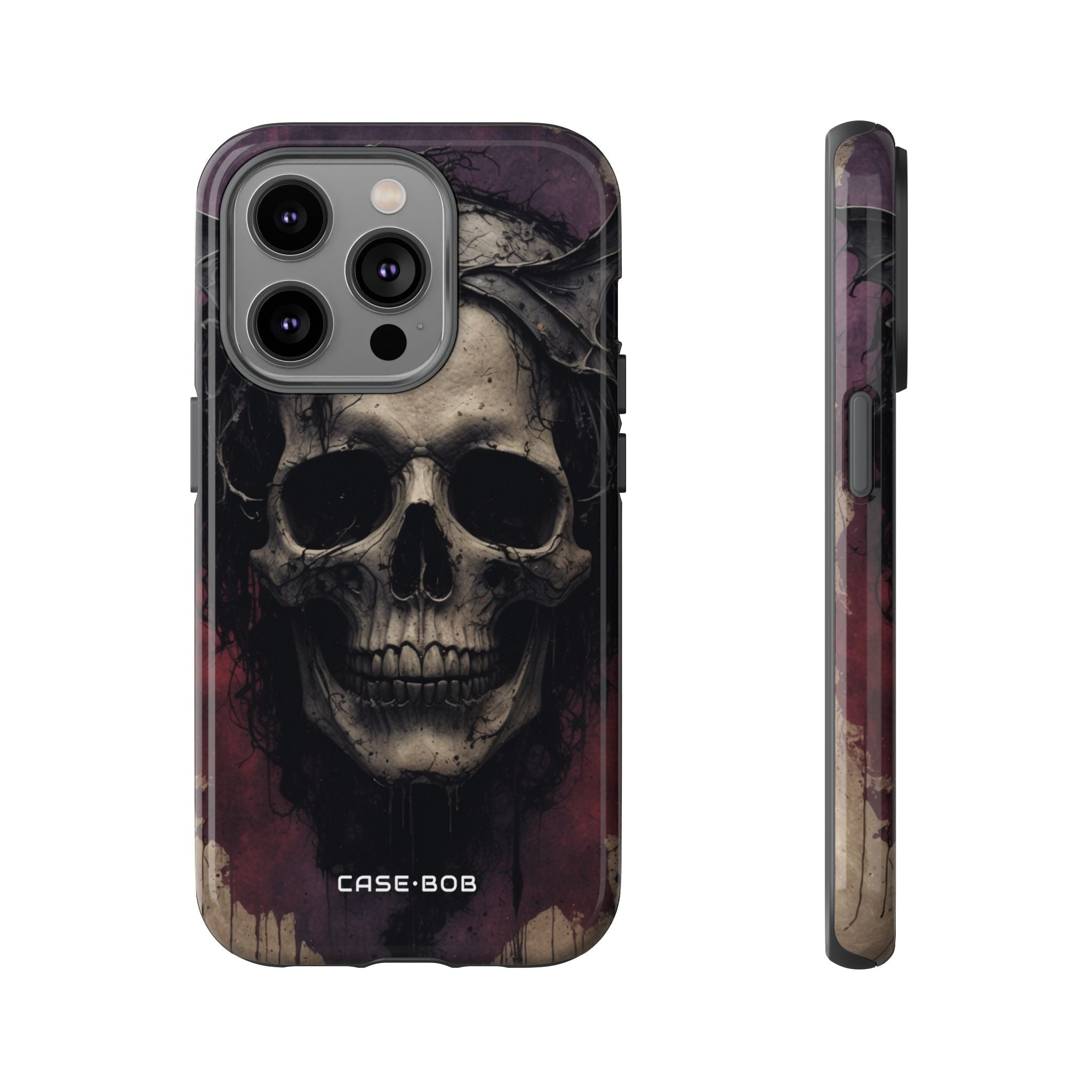 Gothic Skull Crown iPhone 14 Pro Case - Tough