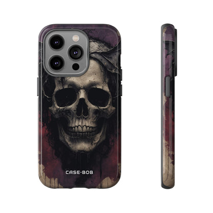 Gothic Skull Crown iPhone 14 Pro Case - Tough