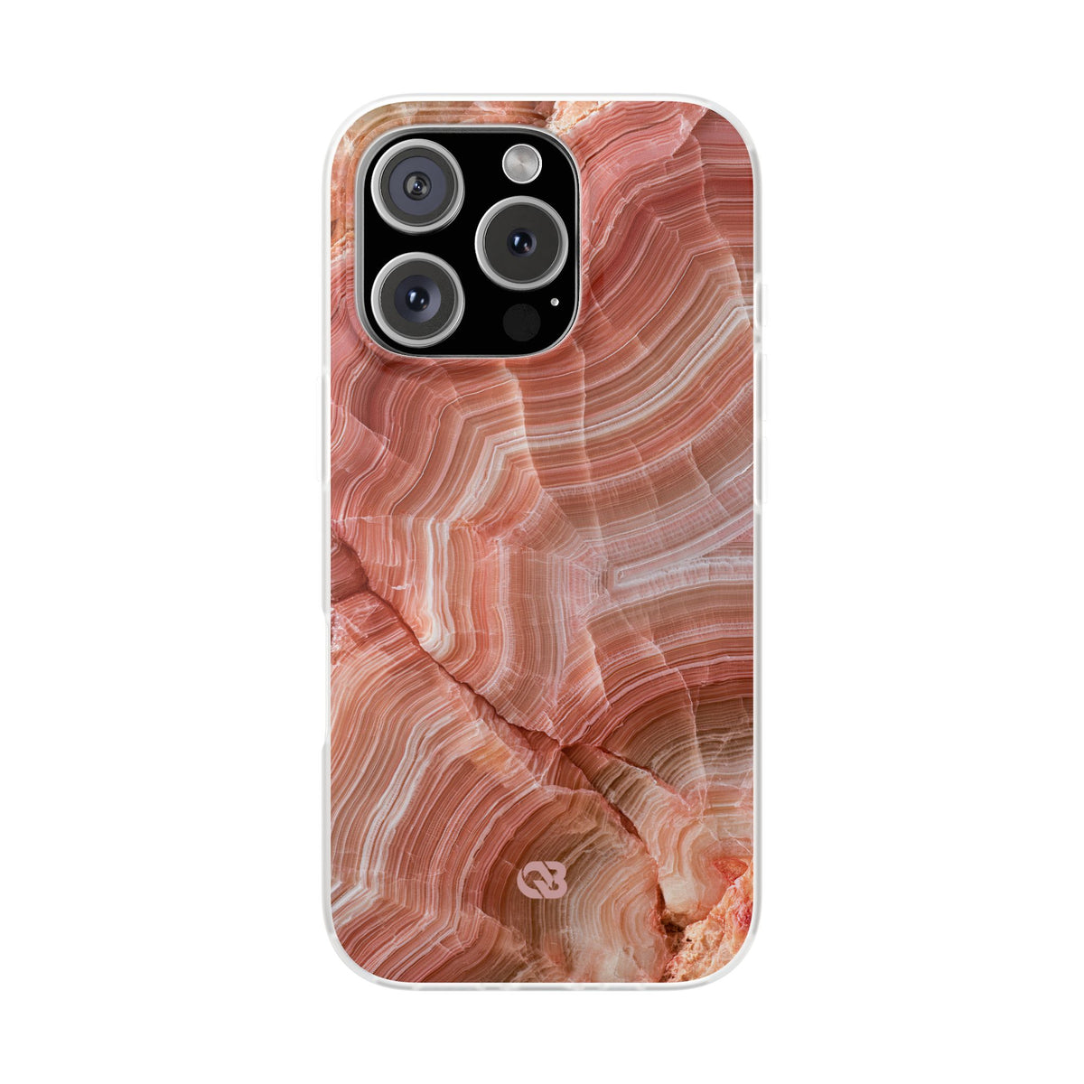 Blushing Rose Strata · Lite Phone Case for iPhone ·  Pink