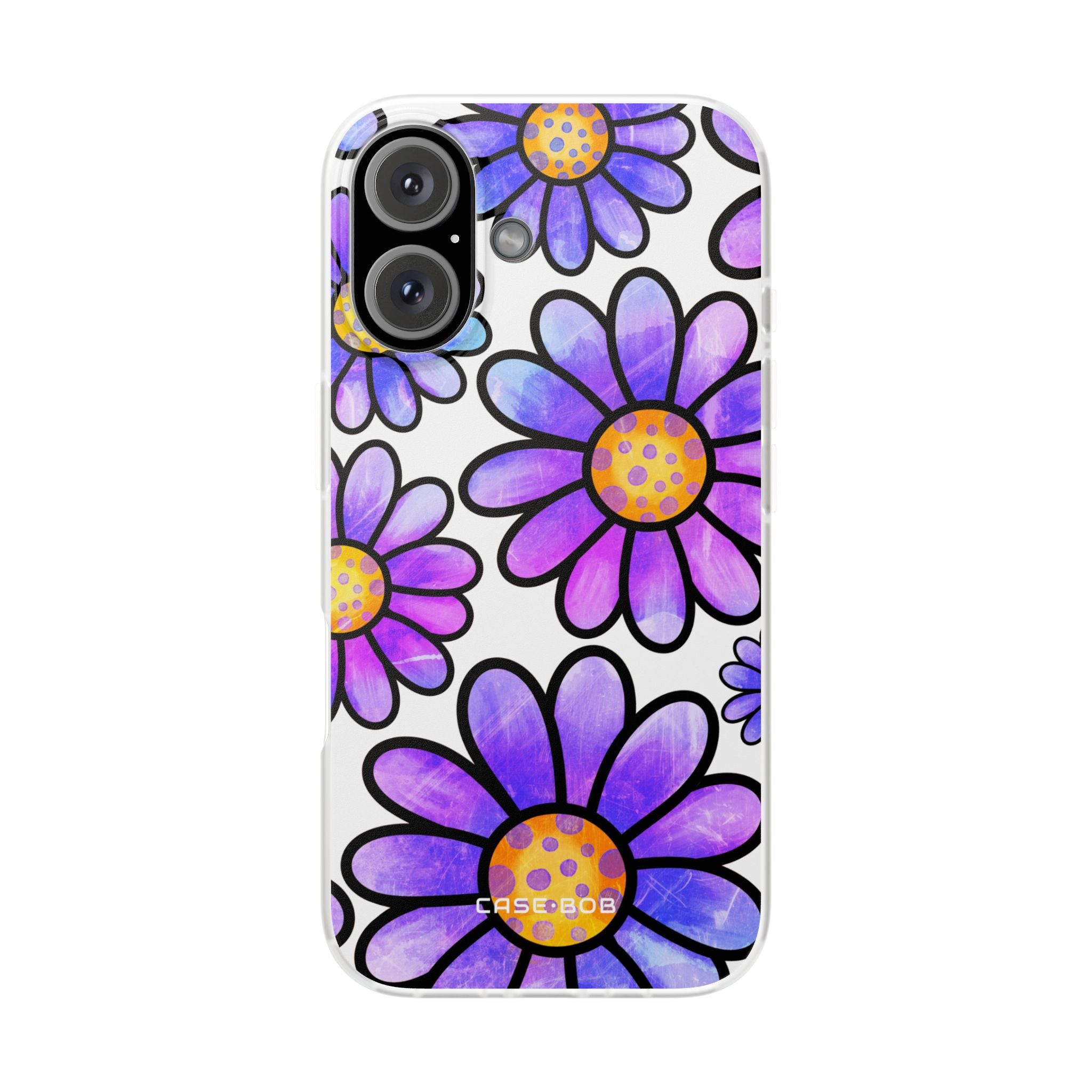 Polka Dot Blooms iPhone 16 Case - Soft
