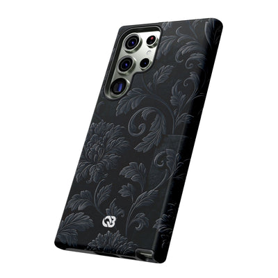 Obsidian Damask · Tough Phone Case for Samsung · Black