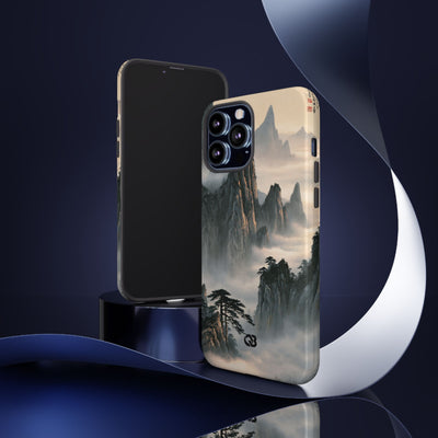 Sacred Mountain Mist · Tough Phone Case for iPhone · Beige